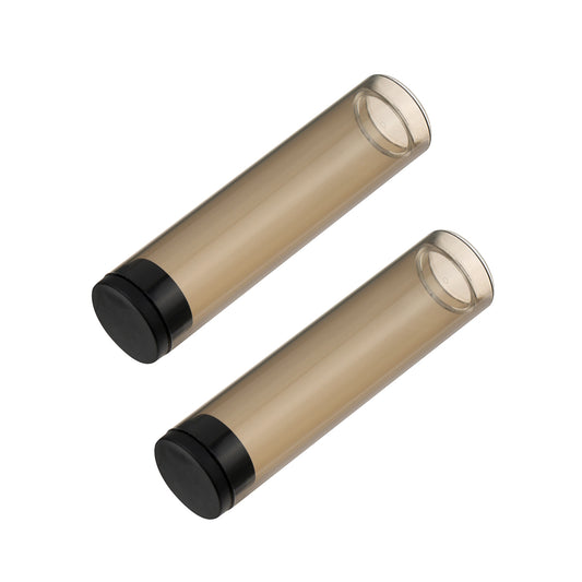 Custom Travel Tubes voor Arizer Solo 3 V2.0 glazen stem, Shaded Plastic, 70mm / 110mm Length, Pakje van 2