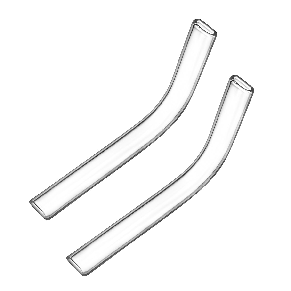 Angled glazen stem mondstuk voor LimeLight Frolic, 110mm