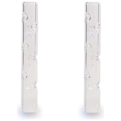 Clear Glass mondstuk voor Dynavap Tip, koelstem Accessory, 2 Pack