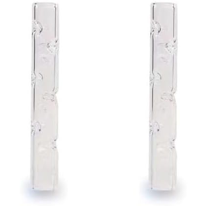 Cooling Dimpled glazen stem mondstuk voor POTV Lobo, ONE, XMAX V3 Pro, Pakje van 2