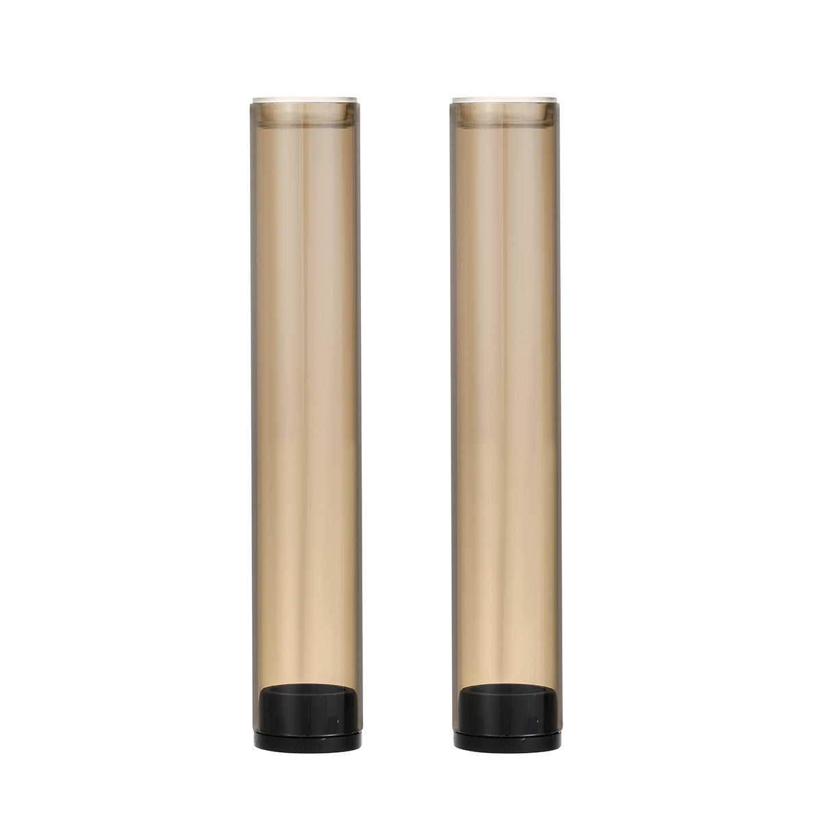 Custom Travel Tubes voor Arizer Solo 3 V2.0 glazen stem, Shaded Plastic, 70mm / 110mm Length, Pakje van 2