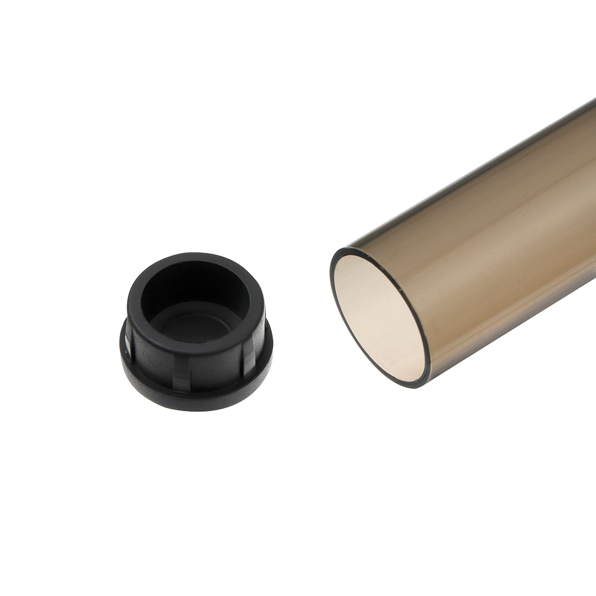 Custom Travel Tubes voor Arizer Solo 3 V2.0 glazen stem, Shaded Plastic, 70mm / 110mm Length, Pakje van 2