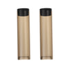 Aangepaste reiskokers voor glazen mondstukken van de Arizer Solo 3 V2.0, van getint plastic, lengte 70mm / 110mm, Pakje van 2