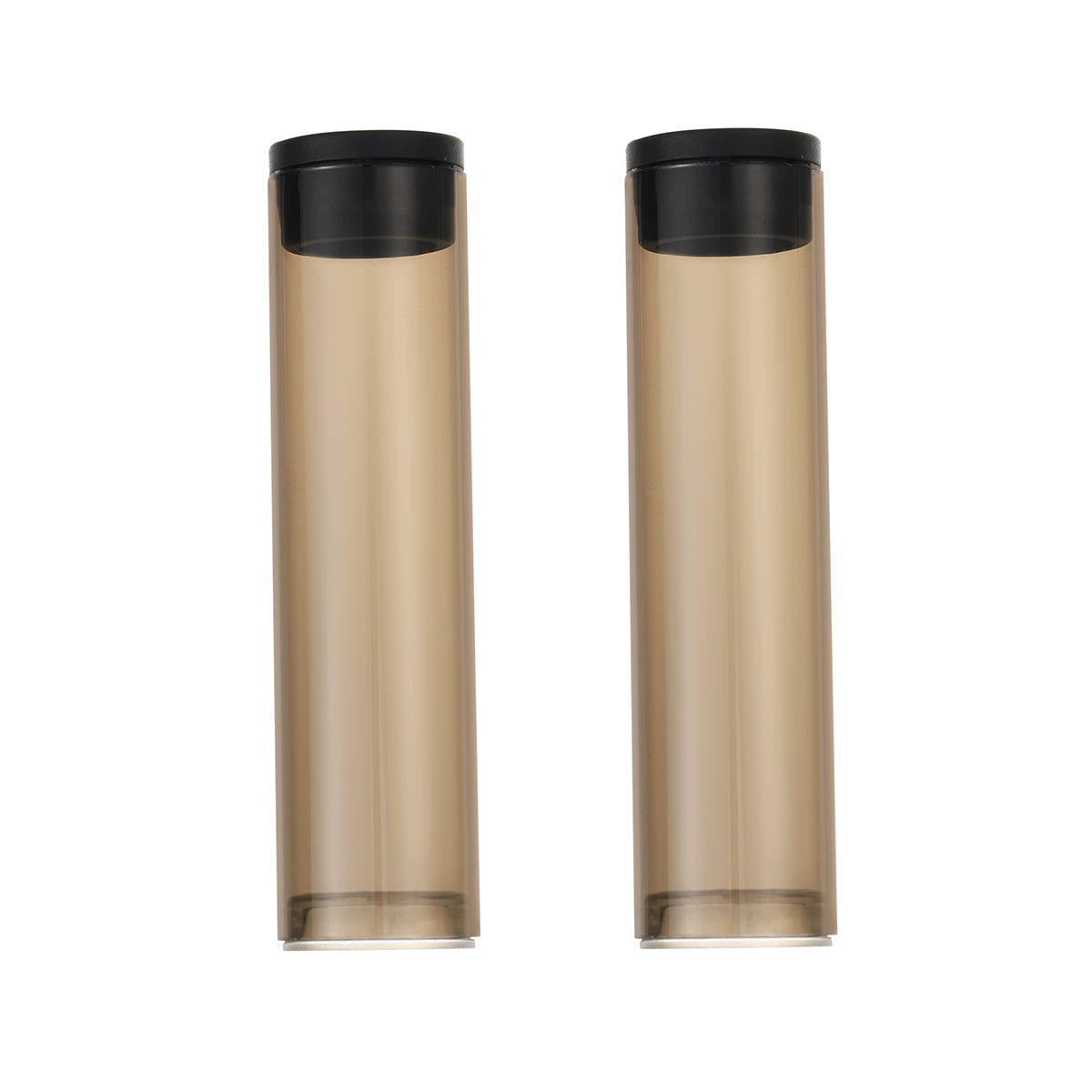Custom Travel Tubes voor Arizer Solo 3 V2.0 glazen stem, Shaded Plastic, 70mm / 110mm Length, Pakje van 2
