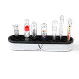 Organiseur de bureau pour embouts en verre et accessoires (intérieur silicone flexible)