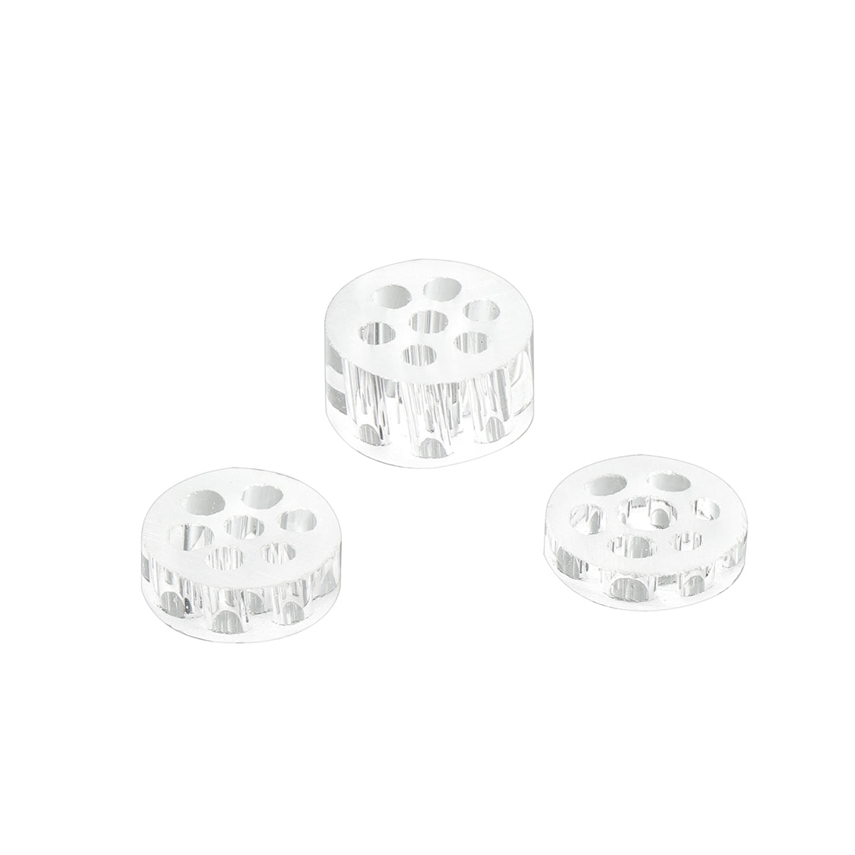 Glass Tube stem Backspacer Set voor XMax V3 Pro & XLux Roffu, 2mm, 3mm, 5mm Spacers, Pakje van 3