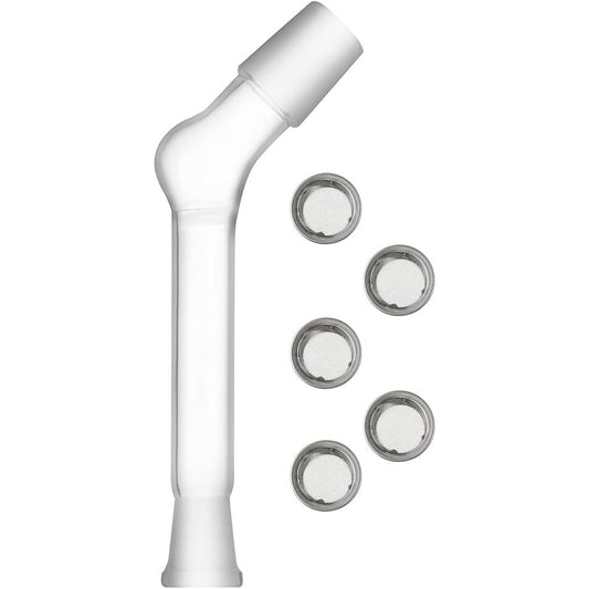 Mini Flexible d'aspiration Adaptateur secteur en verre pour l'Arizer XQ2, Extreme Q