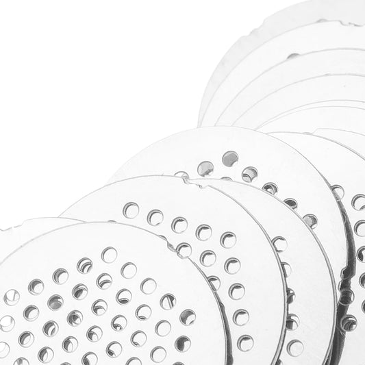 Grilles filtrantes réutilisables pour vaporisateurs POTV LOBO et ONE - À insérer par pression - Faciles à retirer - Lavables et réutilisables, en acier inoxydable, lot de 20.