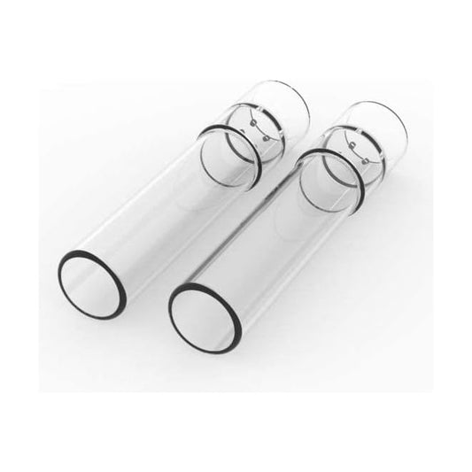 L’Embout buccal en verre court classique (70mm, Lot de 2) pour Arizer Solo 3 et Air Max