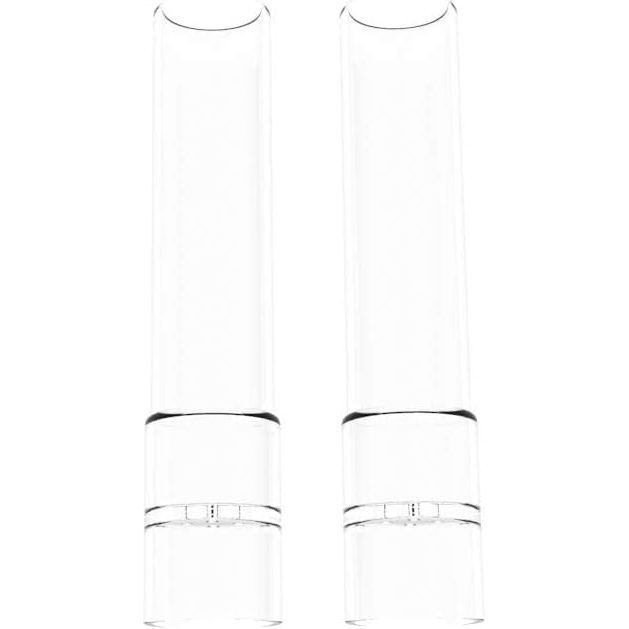 L’Embout buccal en verre court classique (70mm, Lot de 2) pour Arizer Solo 3 et Air Max