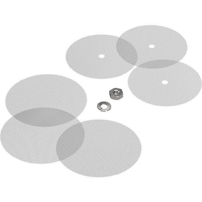 Set de grilles à mailles fines pour vanne solide pour vaporisateur Volcano, 3 grilles supérieures, 3 grilles inférieures, écrou et rondelle